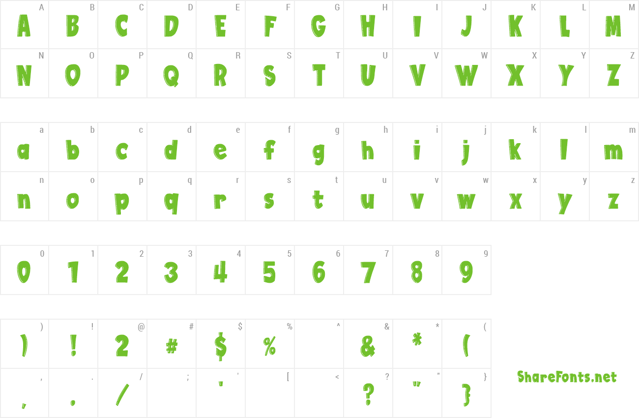 Font Clows Brotherhood preview